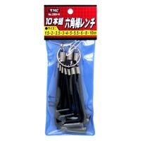 豊光 リング付六角棒レンチ 10oc 289-HT 1パック（直送品）