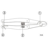 アルスコーポレーション 120/130/140/133 ロールピン 99913004 1個（直送品）