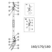 アルスコーポレーション 新 パイプ 2.4m用 999PCS15N 1本（直送品）