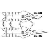 アルスコーポレーション SE-30/45 柄 左右セット 999SE03 1セット（直送品）