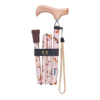 ケイ・ホスピア 愛杖 プリティキャッツ ピンク AN-14 1本（直送品）