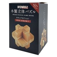 日本出版販売 木製立体パズル KUMUZ ラウンドセクション KO631917 1箱（直送品）