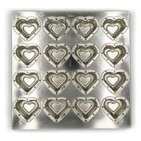 松永製作所 シルバーダブルハート天板16P MS213 1個（直送品）