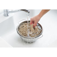 ヨシカワ 水切りしやすいザル・ボールセット SJ1992 1セット