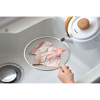 ヨシカワ 生活のかたち ステンレス平ざる22cm SJ3600 1個