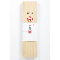 イシダ 一双 結婚祝 夫婦箸 白金 39338 1箱（直送品）