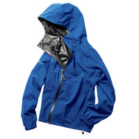 Makku(マック) フレックスフィットレインスーツ AS-5130 ブルー5L 1着（直送品）