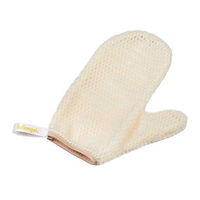 ボディウォッシュミトン ボディタオル ミトン バス用品 ベージュ B005 1個 極細繊維 濃密洗浄 毛穴の隅々 汚れを優しくきれいに洗い流す