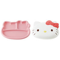 スケーター LUPD2 フタ付ランチプレート 【ハローキティ おやつタイム】 517488-LUPD2 1個（直送品）