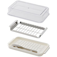 スケーター BTG2DXNN ステンレスバターカッター&ケース(バターナイフ付) 【ベーシック】 597299-BTG2DXNN 1個