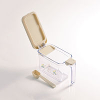 スケーター KHP1 ワンプッシュで開く調味料ポット 【ムーミン】 623806-KHP1 1個