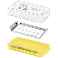 スケーター BTG2DXNN ステンレスバターカッター&ケース(バターナイフ付) 【SNOOPY 水彩】 648366-BTG2DXNN 1個