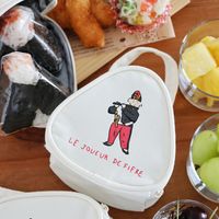 （世界の名作）おにぎりポーチ 笛を吹く少年 LAKOLE/ラコレ