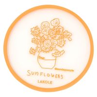 （世界の名作）PVCコースター2点セット ひまわり LAKOLE/ラコレ