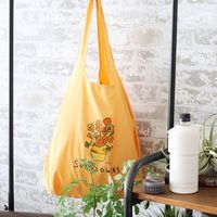 （世界の名作）エコバッグ（L） ひまわり LAKOLE/ラコレ