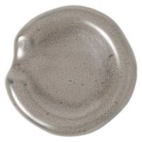 美濃焼き丸形箸置き チャコール 1セット（1個×2） LAKOLE/ラコレ