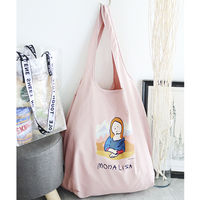 （世界の名作）エコバッグ（L） モナリザ LAKOLE/ラコレ