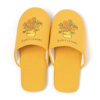 （世界の名作）スリッパ ひまわり LAKOLE/ラコレ