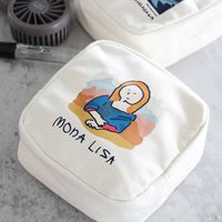 （世界の名作）スクエアポーチ モナリザ LAKOLE/ラコレ