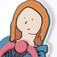 （世界の名作）ラバースマホリング モナリザ LAKOLE/ラコレ