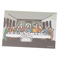 （世界の名作）ステッカー ラストサパー 1セット（1枚×2） LAKOLE/ラコレ