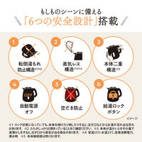 象印マホービン 電気ケトル CK-KA10-WM 1個