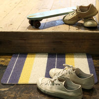 ピーブイシーマット 500×700 ネイビー/イエロー H19-0078M/NYL DULTON/ダルトン