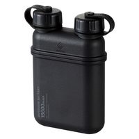 モバイルバッテリー 15000mAh 大容量 防水 防塵 IP67 ブラック DE-NEST-15000BK エレコム 1個（直送品）