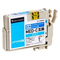 カラークリエーション エプソン（EPSON）用 互換インク CC-EMEDC シアン メダマヤキ 1個
