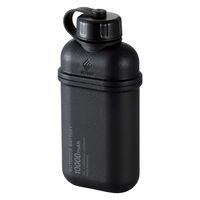 モバイルバッテリー 10000mAh 大容量 防水 防塵 IP67 ブラック DE-NEST-10000BK エレコム 1個（直送品）