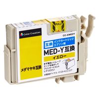 カラークリエーション エプソン（EPSON）用 互換インク CC-EMEDY イエロー メダマヤキ 1個