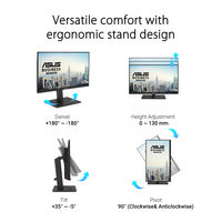 ASUS 23.8インチ ワイド液晶モニター USB Type-C対応 上下昇降機能/画面回転機能 1台
