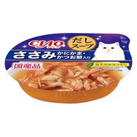 いなば CIAO チャオ このままだしスープ ささみ かにかま・かつお節入り 60g 1セット（1個×24）キャットフード