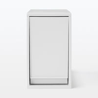 無印良品 再生ポリプロピレン入り 収納ストッカー 追加用 大 ホワイトグレー 約幅18×奥行40×高さ30.5cm 良品計画