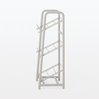 無印良品 スチールパイプ収納ラック ウォームグレー 幅45×奥行29×高さ79cm 良品計画