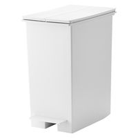 【まとめ買いセット】無印良品 再生ポリプロピレン入り ペダル式ダストボックス 両開きフタ付き 大 45L袋用 1セット（1個×2）