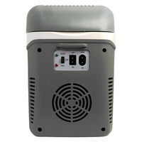 マリン商事 コンパクト車載冷温庫 ひえぽか グレー a3306920 1個