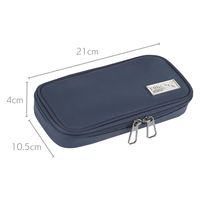 クツワ PUMA(プーマ) デラックスホルダー ペンケース ネイビー PM504NB 1セット(3個)（直送品）