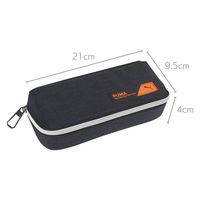 クツワ PUMA(プーマ) デスクオーガナイザー ペンケース ブラック PM506BK 1セット(3個)（直送品）