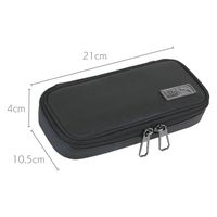 クツワ PUMA(プーマ) デラックスホルダー ペンケース ブラック PM504BK 1セット(3個)（直送品）