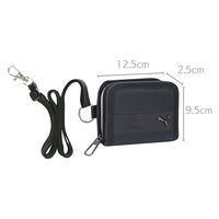 クツワ PUMA(プーマ) 2つ折りホック ウォレット ブラック PM510BK 1セット(2個)（直送品）