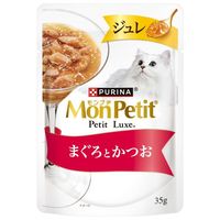 モンプチ プチリュクス ジュレ まぐろとかつお 35g 12袋 ネスレ日本 キャットフード 猫用 パウチ