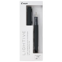 パイロット 万年筆 ライティブ マッドブラック F(細字) FLT-2SR-MB-F 1本