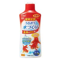 金魚元気 うるおう水づくり カルキ抜き 速効性 計量キャップ付 国産 500ml 1セット（1個×3）ジェックス