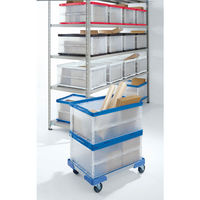 【折りたたみコンテナ】 アスクル 「現場のチカラ」 ペタンコO-40B 40L ホワイト 1個 オリジナル（わけあり品）