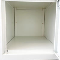 【軒先渡し】 ストア・エキスプレス スチールロッカーダイヤル錠 ホワイト 5人用 1台 6282-45 61-755-81-11（直送品）