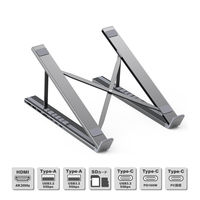 Vodaview 7 in 1 USB-C HUBスタンド折りたたみスタンド（6段階調整） 1台