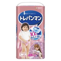トレパンマン パンツ ピンク L（9kg～14kg）女の子用 1パック（34枚×4パック） ユニ・チャーム