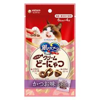 銀のスプーン クリームどーにゃつ かつお味 国産 24g（6g×4袋）10袋 ユニ・チャーム キャットフード 猫用