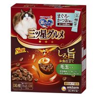 銀のスプーン 三ツ星グルメ しみ旨 お魚仕立て 毛玉ケア 国産 192g（16g×12袋）3個 ユニ・チャーム キャットフード